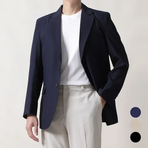 디아웃핏 남자 여름 쿨 블레이저 자켓 시원한 스판 경량 데일리