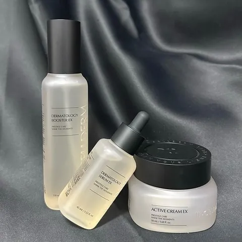 [본사정품][!!천만판매돌파!!] 인셀덤 (Incellderm) 더마톨로지 퍼스트 패키지 부스터 세럼 크림 세트_천연유래 특허성분 주름/탄력/미백 기능성 기초 화장품세트 선물, 1세트