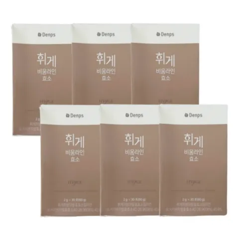 덴프스효소 휘게 비움라인 곡물맛 30포 6박스, 60g