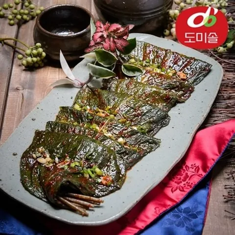[도미솔] 박미희 맛있는 깻잎김치 800g, 1개