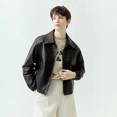 로보 베지터블 봄버 레더 재킷