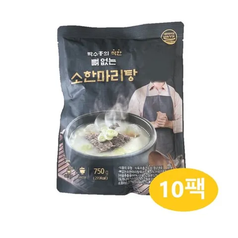 박수홍의 착한 뼈없는 소한마리탕, 750g, 10개