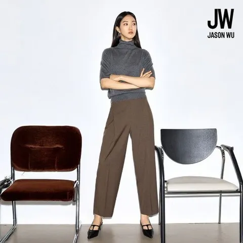 제이슨우 25FW Rowen 크롭 라운드 턱팬츠 1종 4 C오로 OLORS 937889
