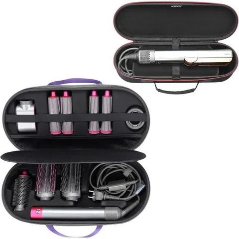 다이슨 에어랩용 RLSOCO 하드 케이스 에어스트레이트코랄 헤어 스트레이트너용 완전 롱완전 스타일러 전용, 1개