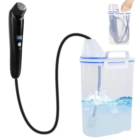 휴대용 전기 비데 스프레이 여행용 충전식 휴대용 비데 | 화장실 | 개인 관리 | 산후 관리 | 위생 청소 | 베이비 케어 2.3L 물 용기 1.9m(6피트) 호스 및 업, 휴대용 전기 비데 스프레이, 여행용 충전식 휴대용 비데