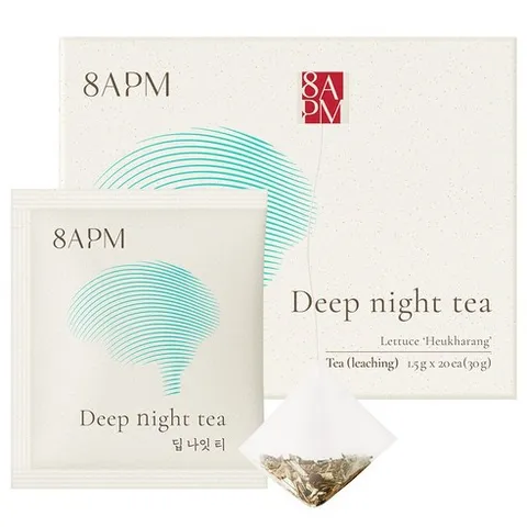 8APM 딥 나잇 티 흑하랑상추 티백 20개입, 1개, 30g
