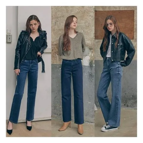 맥스튜어트여성 쫀쫀한 스판단 세미와이드핏스판데님 3종중 택1 666258