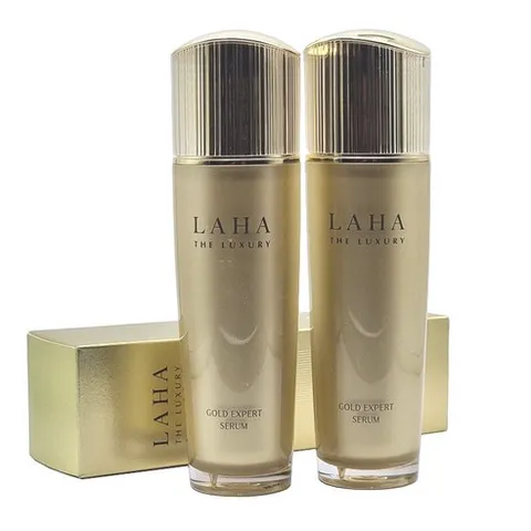 이자녹스(화장품) 이자녹스 라하 더 럭셔리 골드 엑스퍼트 세럼 50mlx2개 미백 주름기능성 에센스 화장품, 2개, 50ml