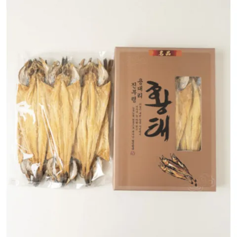 명품 자연건조 용대리 황태포 10미 선물세트 (대/소박 43-46cm), 1개, 1.1kg