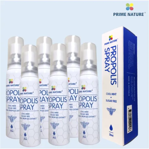 호주 프라임네이처 호주산프로폴리스스프레이30ml 뿌리는 구강프로폴리스호주면세점, 6개