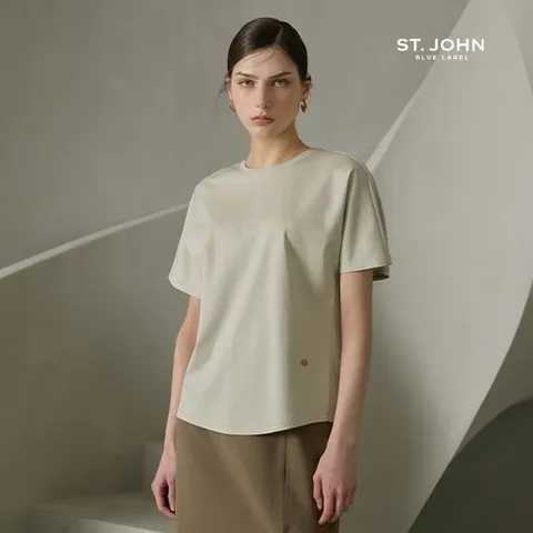 센존블루라벨 26SS 이집트기자면 더블페이스 돌먼 티셔츠 3종 667689