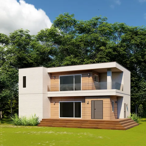 [하루홈] 모던51 모듈러주택 고단열 이동식 목조주택