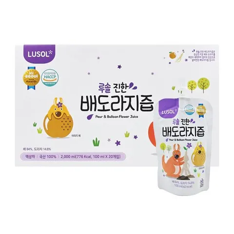 루솔 진한 배도라지즙, 100ml, 20개