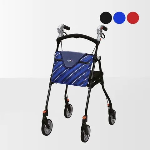 장기요양기관 지정업체 허준의료기 복지용구 장기요양인정서 구입 최소 85% 지원 카본 성인용 실외 보행기 할머니 보행기 어르신 보행기 슬림핏(SL-0680WS), 감경9%, 블루