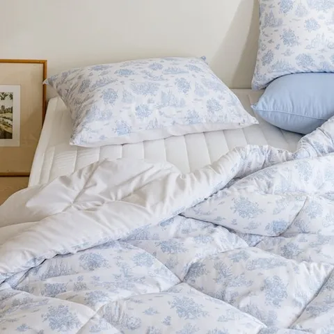 클라우드 크림 먼지없는 사계절 차렵이불세트 (프렌치 뜨왈)