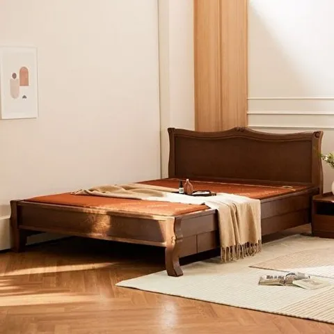 신라온돌흙침대 안전가드 서랍형 황토숯침대 퀸(Q), 없음, 브라운