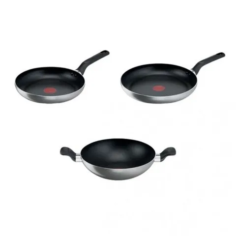 테팔 매트 프라이팬 세트, 그레이, 프라이팬 24cm + 프라이팬 28cm + 볶음팬 28cm, 3개