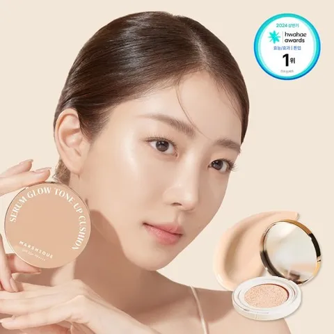 [화해1위] 마르시끄 세럼 글로우 톤업 선 쿠션 (SPF50+ PA++++), 1개, 12g