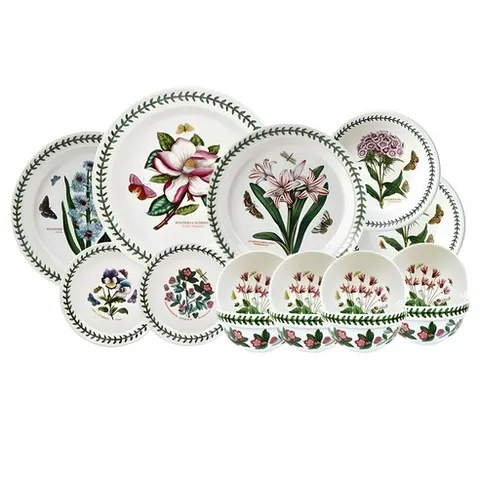 포트메리온 보타닉가든 4인조 홈 식기세트 B, 랜덤 발송, 6종, 15개