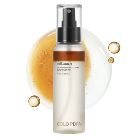 밀크터치 산삼 골드 pdrn 주름 탄력 7일 개선 더블 부스팅 미스트, 1개, 100ml