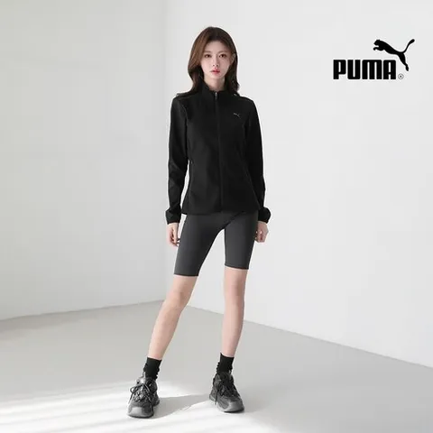 퓨마코어우븐 트레이닝자켓933366-01여성스포츠 집업