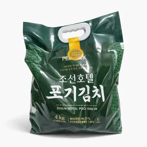 조선호텔 포기김치 4kg 100년 전통의 프리미엄 김치 피코코, 1박스