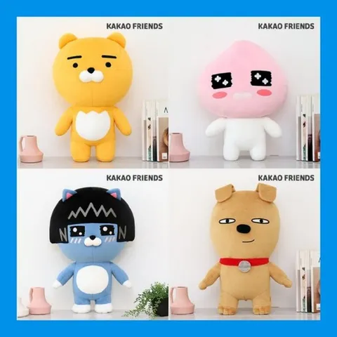 [NEW] 카카오프렌즈 60cm 대형인형 라이언 어피치 네오 프로도 무지 튜브 콘 7종류, 1개