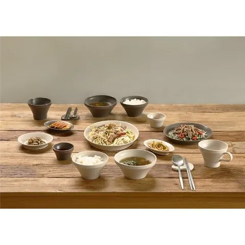 국내산 도자기 오덴세 2인 4인 그릇세트, 4인 27p 믹스(그레인+밀스톤), 1개