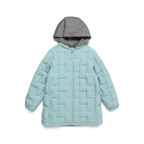 [블랙야크 키즈] [빠른배송] 배색 후드가 매력적인 롱기장의 경량 다운자켓@@@@아동 주니어 공용 BK롱클로버T다운자켓 1BKPAW3926_동아백화점 쇼핑점