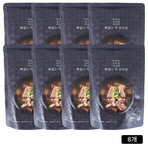 이상민 뼈없는 순살갈비탕 특갈비탕 맛있는갈비탕, 1세트, 7.2kg