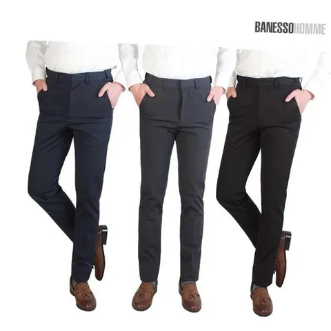 골프바지 남성 기모본딩 시크릿 허리밴딩골프팬츠 3종세트 1.5m