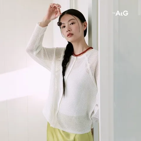 더엣지 25SS 크로셰 가디건 3종