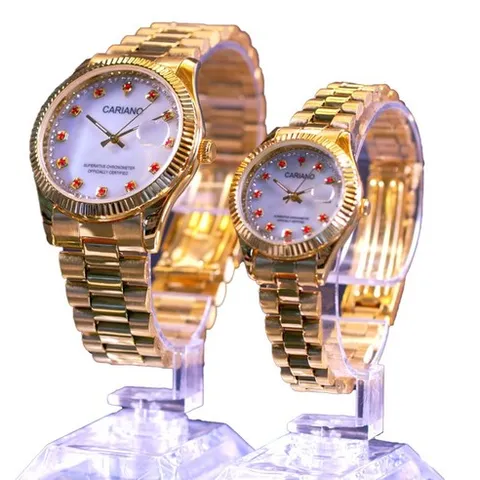 TV홈쇼핑 카리아노24K금장시계 10주년기념 2개 구매시 24K금장팔찌 및 요술벨트 행사