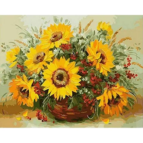 태양의 꽃 캔버스 보석십자수 40x50 꽃보석십자수 해바라기보석십자수+노드커머스Shop, 빠른배송, 상세페이지 참조, 1개
