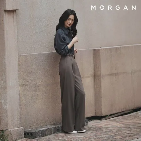 모르간 와이드 턱 팬츠 1종벨트 런칭 가격 79 900원 937828