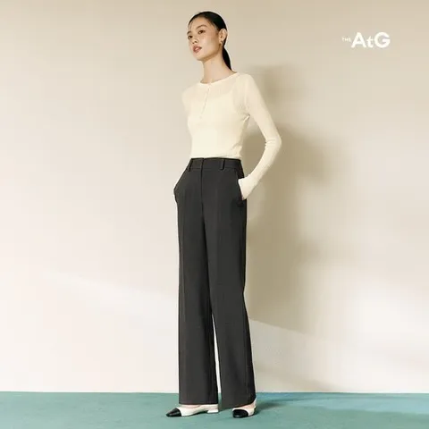 더엣지 링클프리 와이드팬츠 3종 1108990