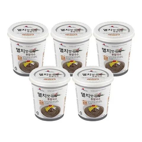 바다가득히 해조국수 면속에 해조류를 담은 멸치맛 톳 쌀국수, 5개, 82g
