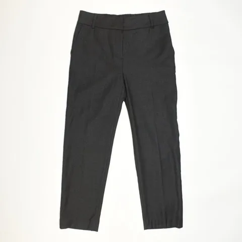 Laciento 차콜 모 뒷밴딩 슬랙스 일자 정장바지 75 여성 WP3627 빈티지테크