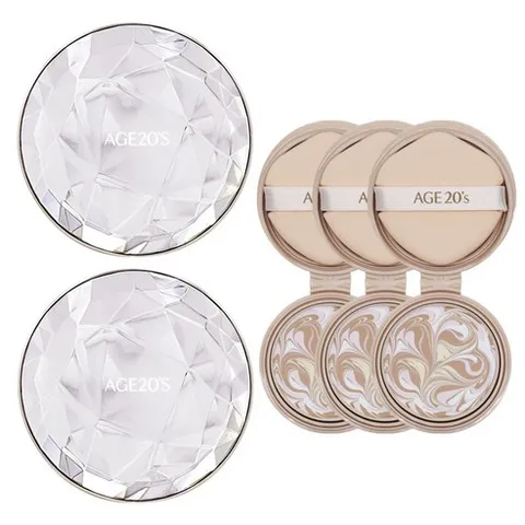 AGE20S 에이지20S 최신상 에센스 커버팩트 다이아 에디션 아이디 ID, ID 다이아에디션 23호 본품2개 리필3개, 1개