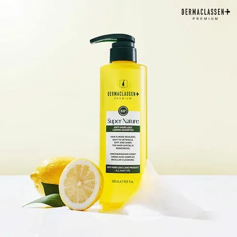 (더마클라센) 슈퍼 네이처 레몬 샴푸 500ml (탈모 완화 기능성), 1개