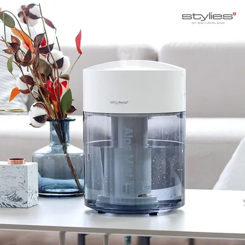 스타일리스 거실 통세척가습기 대용량 비염가습기 아기방 초음파