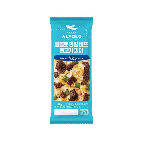 알볼로 리얼 비프 불고기피자, 80g, 6개