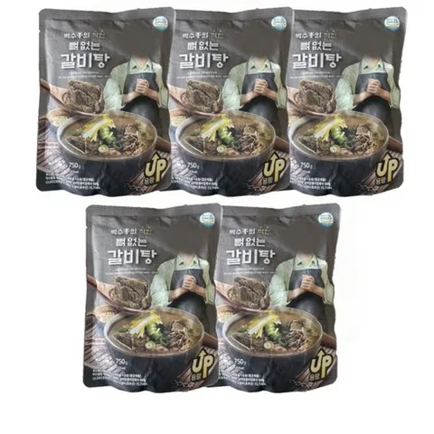 박수홍 착한뼈 없는갈비탕, 5개, 750g