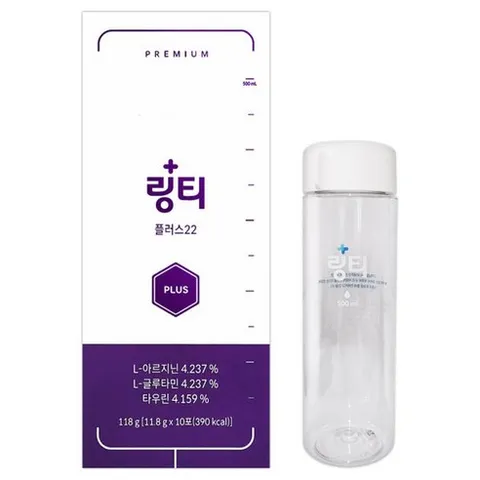 링티플러스22 1boxx10포 약국정품 3box 구매 시전용보틀 사은품, 500ml
