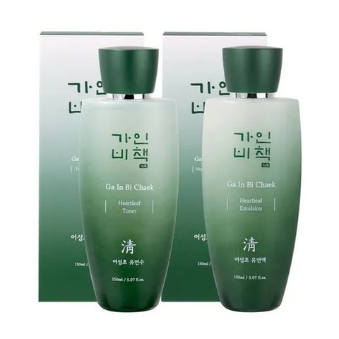 가인비책 청 어성초 2종 단품 세트(유연수+유연액), *