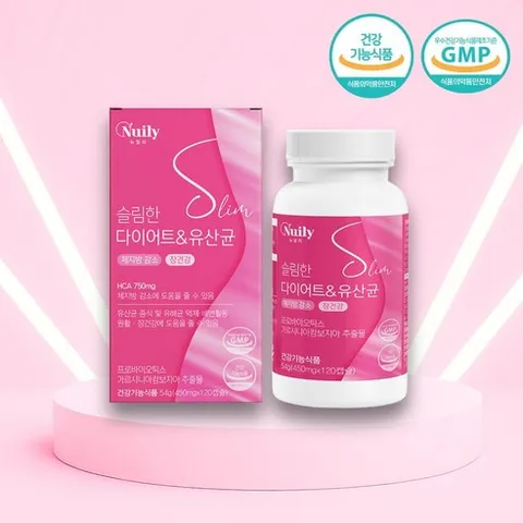 다이어트유산균 뚱보유산균 체지방감소 가르시니아 캄보지아추출, 1개, 60회분