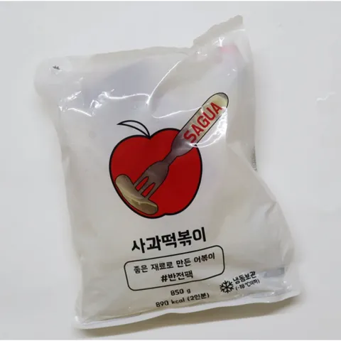 [본사정품] 파주 사과 떡볶이 밀키트 어묵떡볶이 밀떡볶이 반전팩 매콤맛 (2인분) 파주사과떡볶이 떡볶이밀키트 캠핑밀키트 떢볶이밀키트 밀키트떡볶이 떡뽂이 밀떡, 850g, 1개