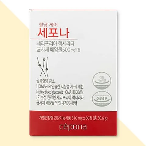 혈당케어 세포나 세리포리아 락세라타 공복혈당감소 60정, 1개