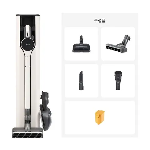LG전자 코드제로 오브제컬렉션 A9S 스틱 무선 청소기 + 올인원타워 AX947AWE, 카밍베이지, A727WA 25년형