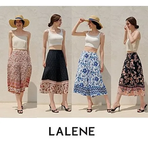 라렌느 (25SS) 인견 쿨링 와이드 팬츠 패키지(4종)